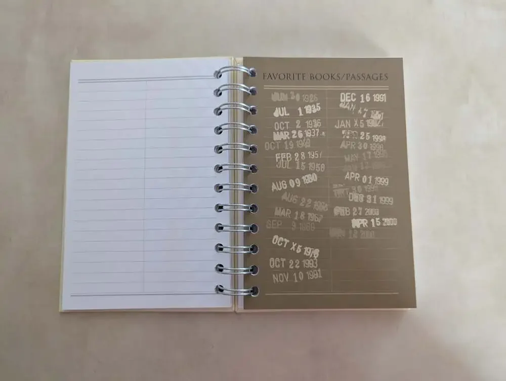Books to Check Out A Journal Imagineering Company Metal Spiral Bound NWT